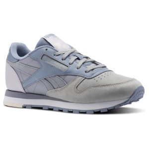 Reebok Classic Leather PM Turnschuhe Damen - Grau - DE 835-LOE